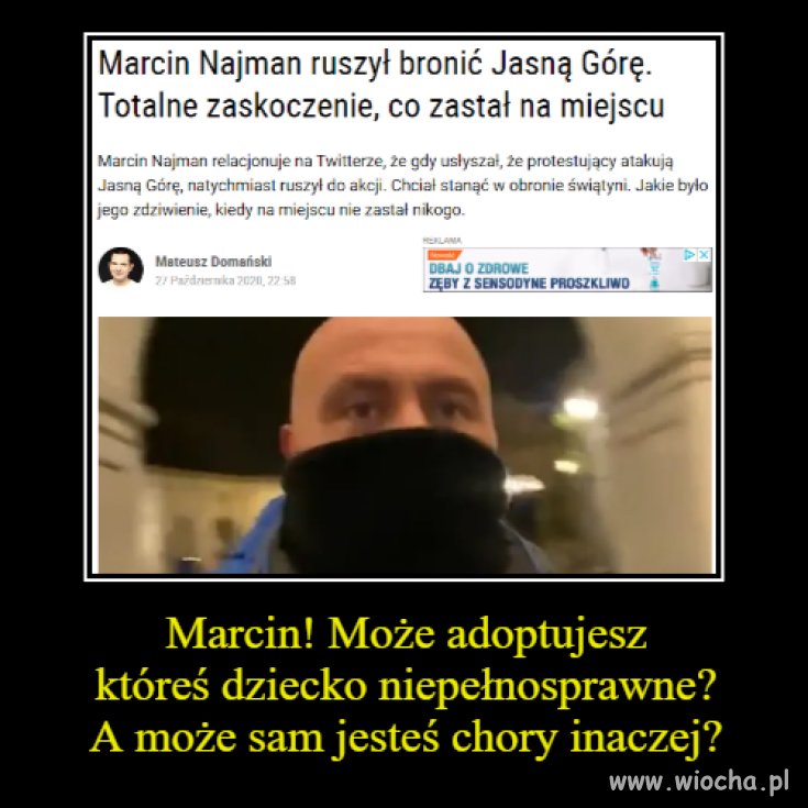 Marcin usłyszał głosy 😵