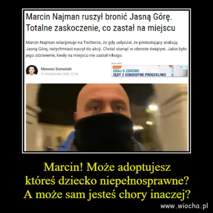 Marcin usłyszał głosy 😵