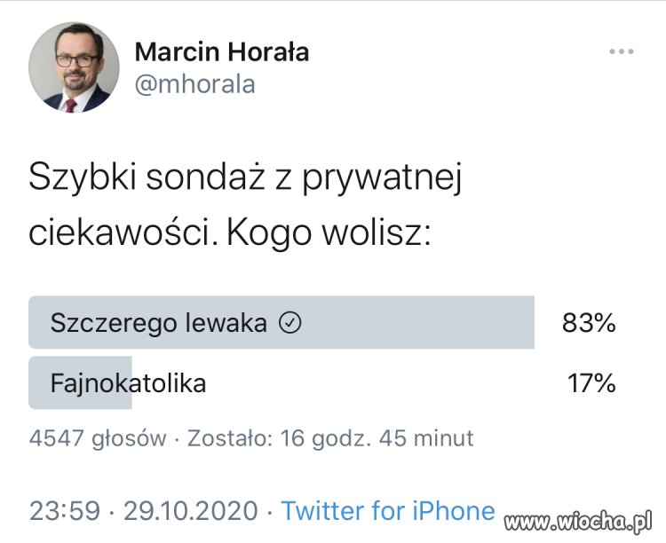 Sondaż Marcina 