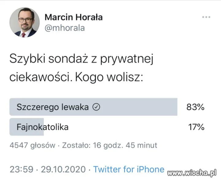 Sondaż Marcina 