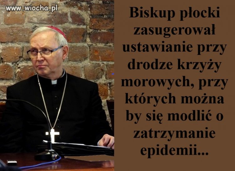 Stawianie krzyży morowych dla zatrzymania epidemii