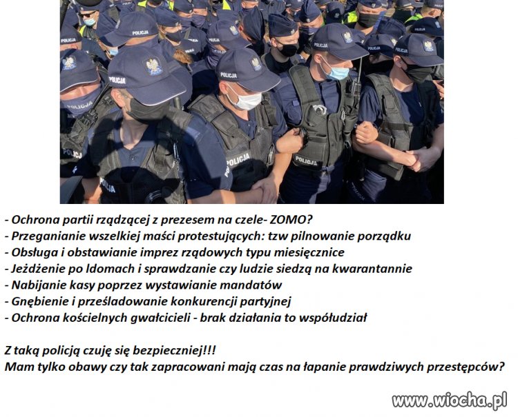 Jeszcze Policja czy już ZOMO?