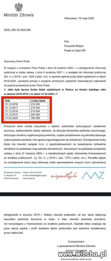 Do Jarosława lekarze przyjeżdżają do domu 