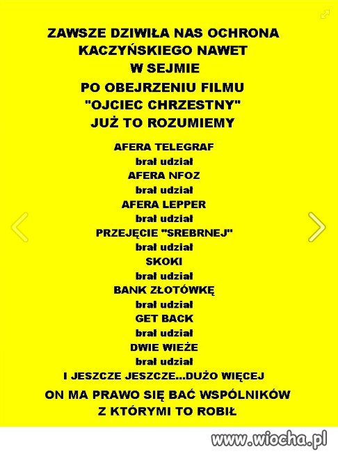 Nic dziwnego ze oszust Kaczynski potrzebuje ochron