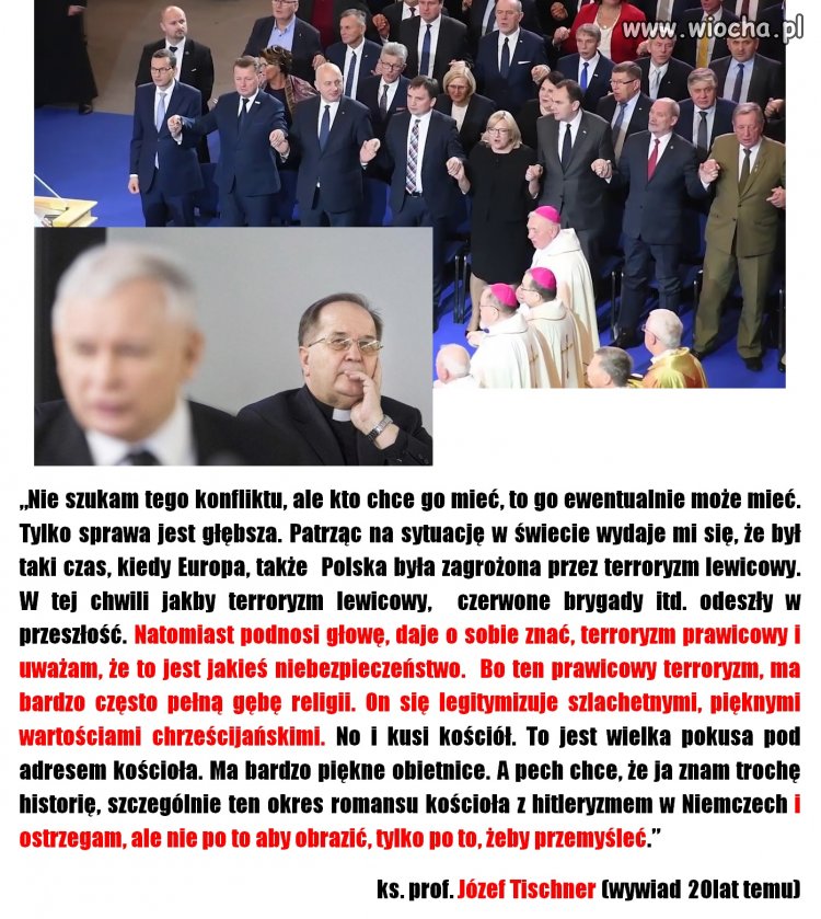 Ma gębę pełną religii
