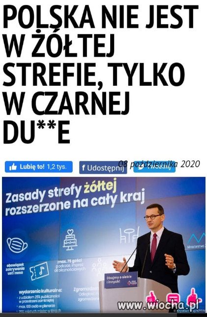 I jak z tym żyć premierze?! 