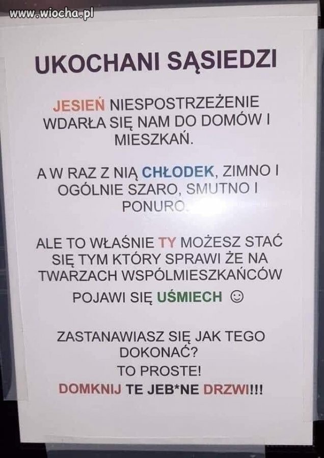 Ukochani sąsiedzi...
