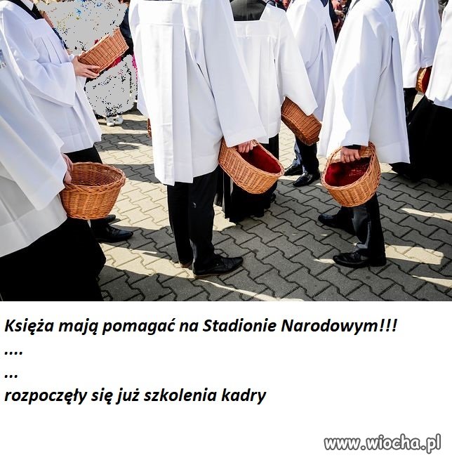 Duchowni mają wspomóc personel Narodowego