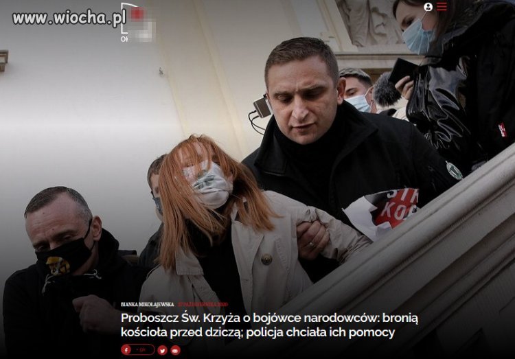 Policjanci uznali ich za straż kościoła.