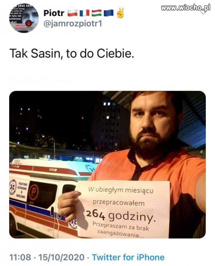 Przecież to nawet nie jest 40% godzin w miesiącu