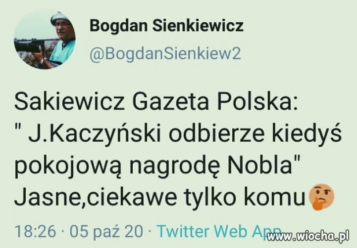 Nobel dla Kaczyńskiego 