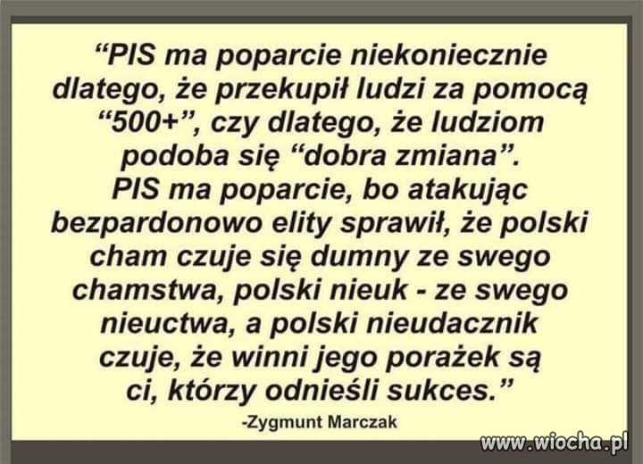 Analiza poparcia dla PiS