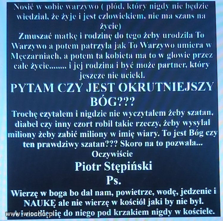 Módlmy się. Kobiety rodzić warzywa