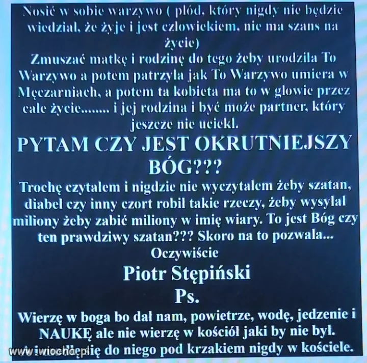 Módlmy się. Kobiety rodzić warzywa