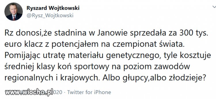 Albo głupcy albo złodzieje. 