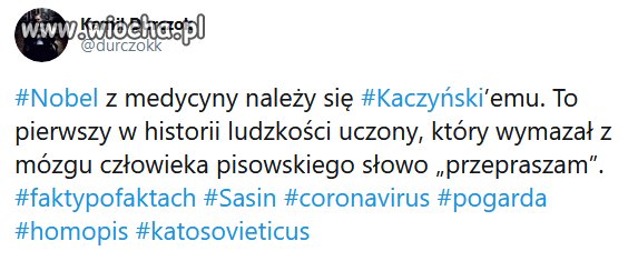 Nie znają tego słowa. Geniusz. 