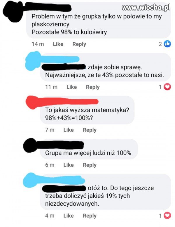 Płaskoziemcy i wyższa matematyka