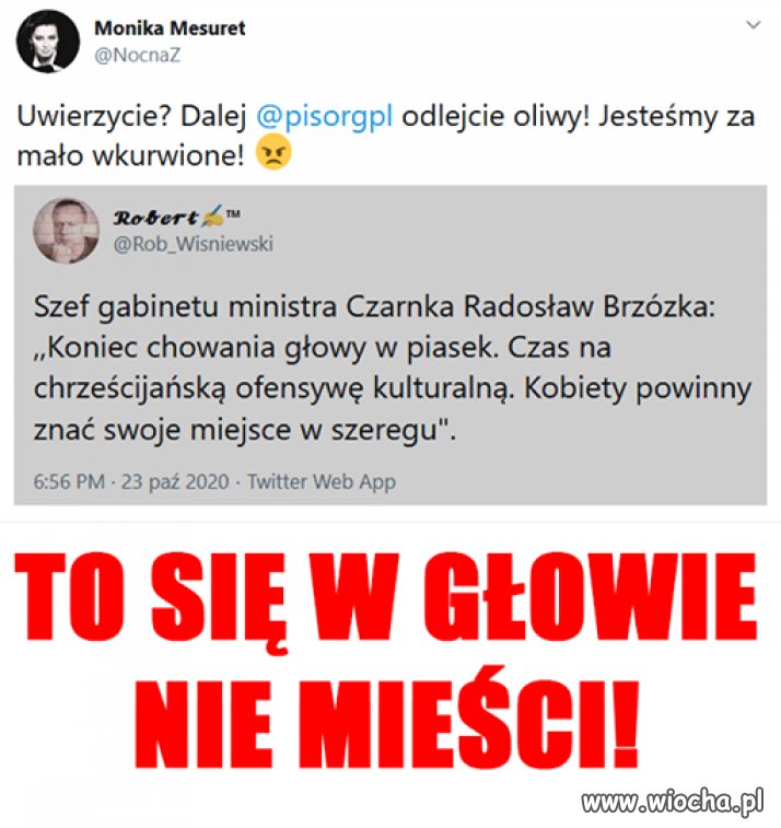 Kobiety muszą znać swoje miejsce !
