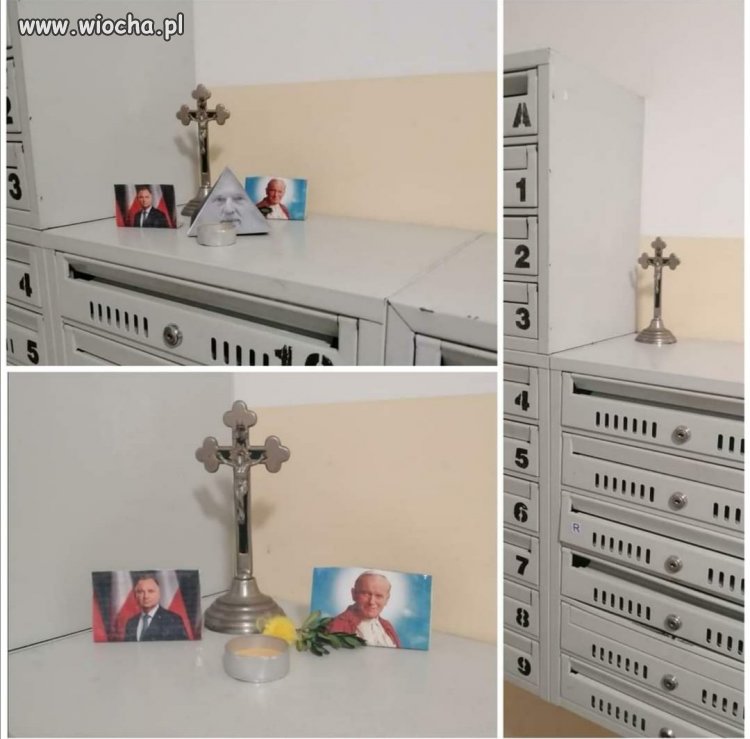Ołtarzyk klatkowy...