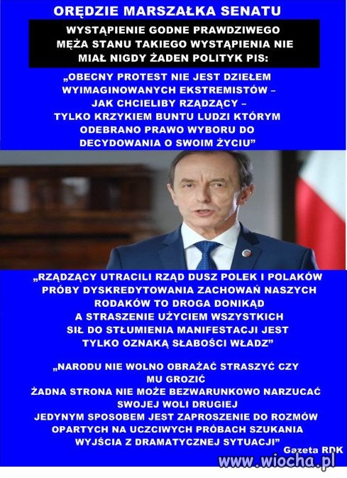 ORĘDZIE MARSZAŁKA SENATU