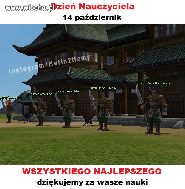 Dzień nauczyciela dla graczy