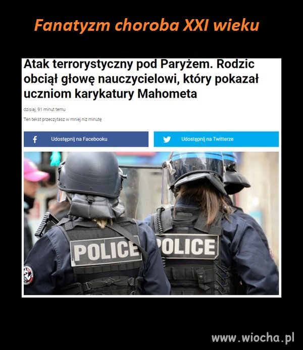 Fanatyzm jest gorszy od faszyzmu 