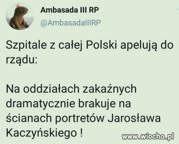 Dramatyczny apel szpitali do rzadu...