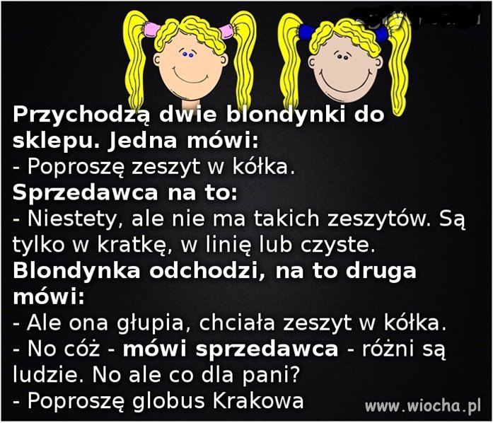 I kolejne blondynki 