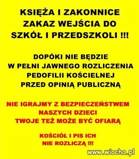 KSIĘŻA I ZAKONNICE ZAKAZ WEJŚCIA DO SZKÓŁ❗️