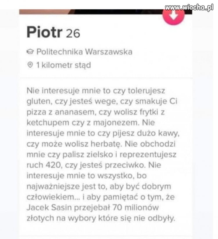 Piotr dobrze gada