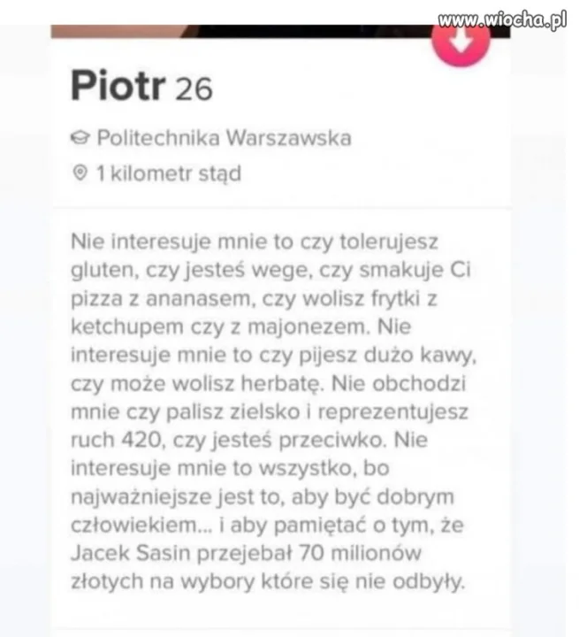 Piotr dobrze gada
