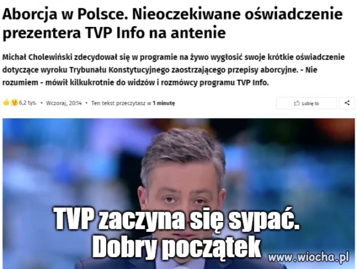 Ludzie w TVP pękają powoli