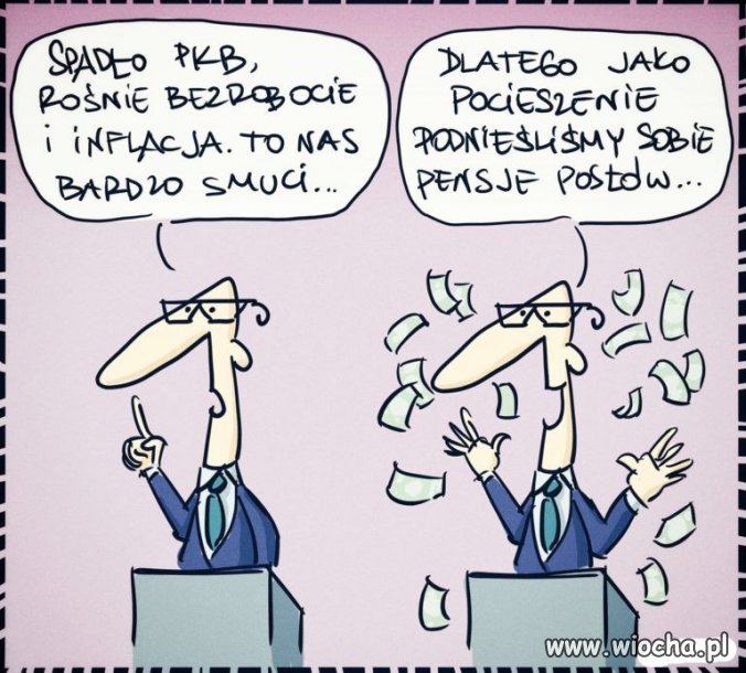 Pocieszyli się a naród na to pracuje.