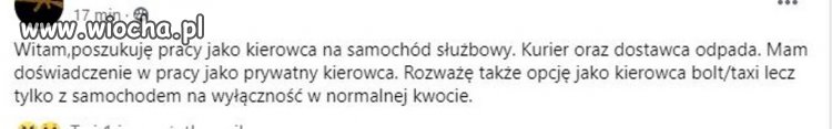 Ma aspiracje...