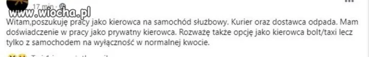 Ma aspiracje...