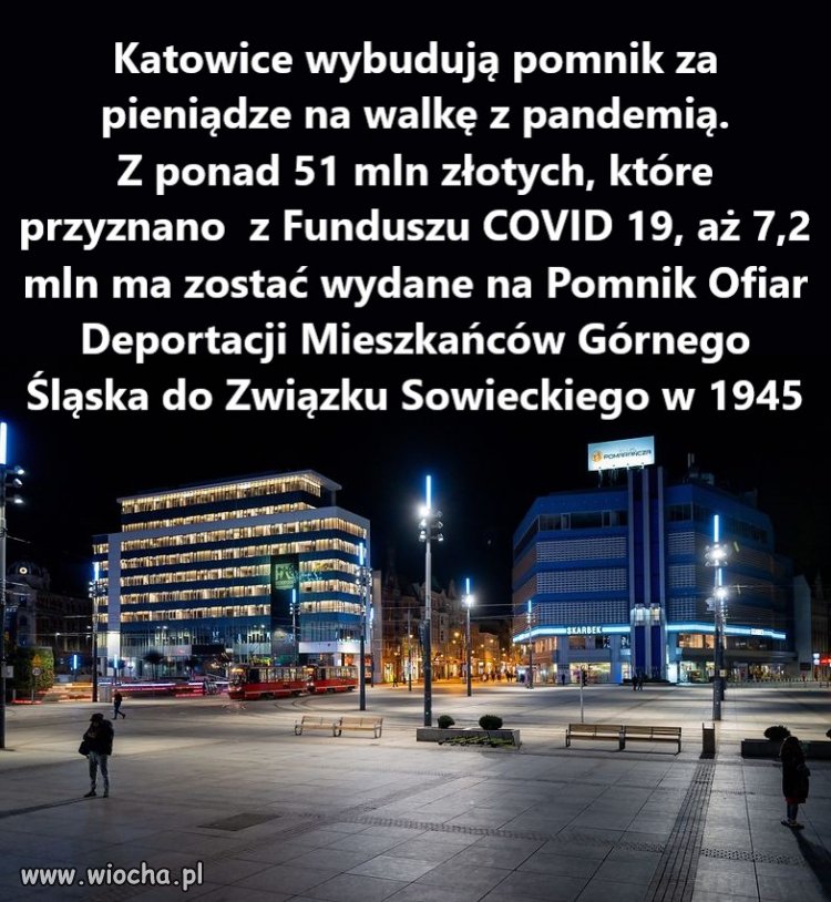 W Katowicach wybudują pomnik...