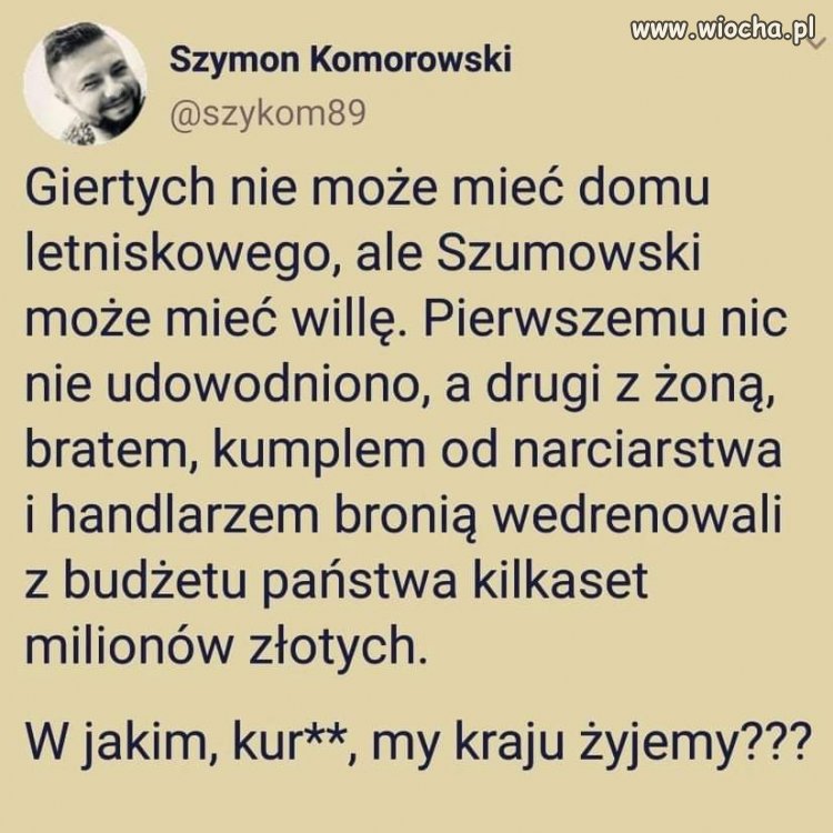 W jakim my kraju żyjemy?