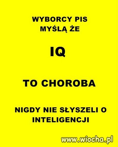 To tylko pisowcy!
