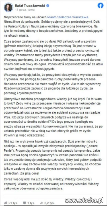 Rafał Trzaskowski: