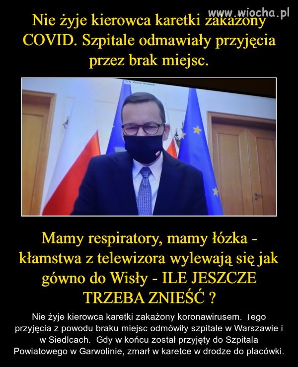 To zwykły kierowca był. Miejsca są dla wybranych..