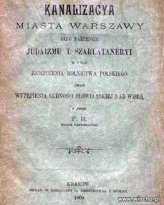 Kanalizacya miasta Warszawy jako narzędzie...