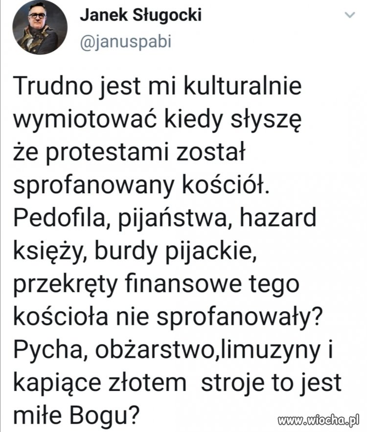 Nie jestem za niszczeniem ale z drugiej strony