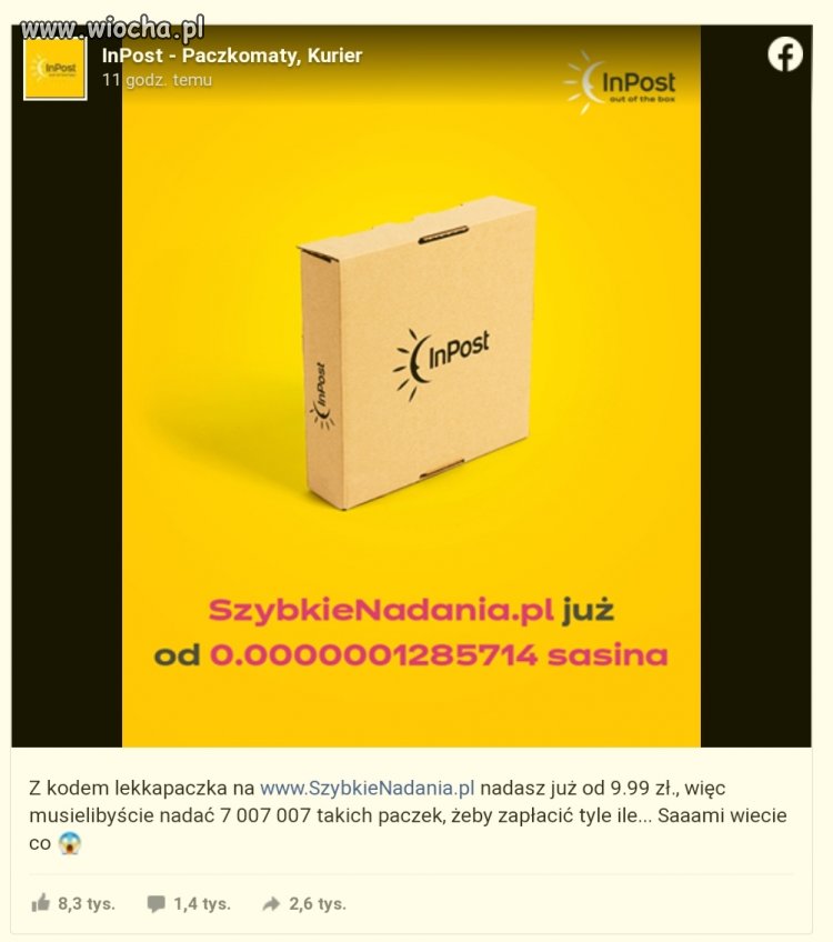 Sasin robi karierę w reklamie