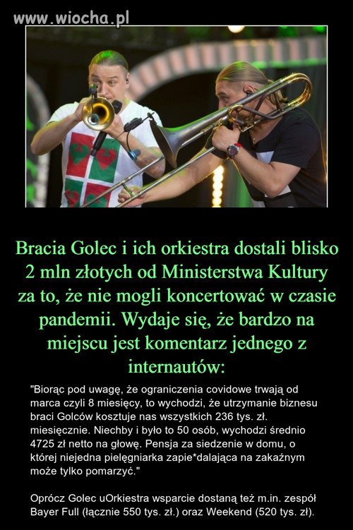 Ministerstwo Kultury powinno nauczyć się kultury pieniądza.