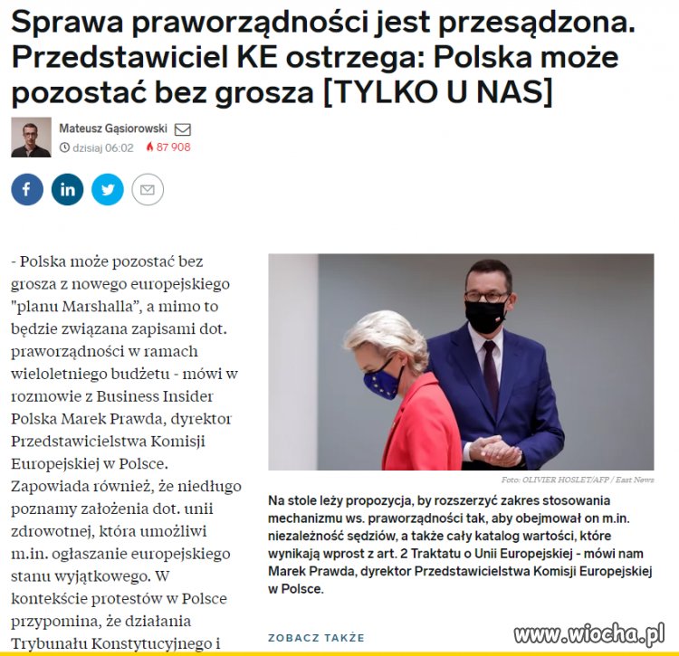 To najważniejsza informacja dnia