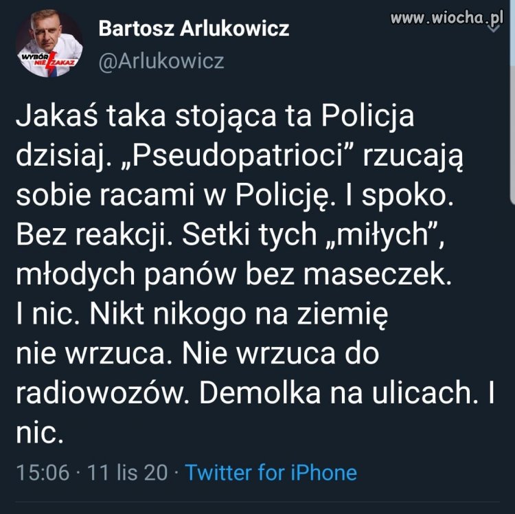Nawet ich nie legitymują,