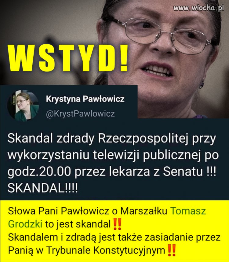 Skandalistka Krystyna ...