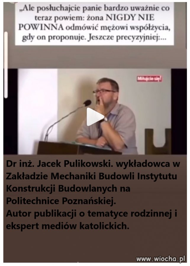 Specjalista w swojej dziedzinie dr inż. Jacek Pulikowski   