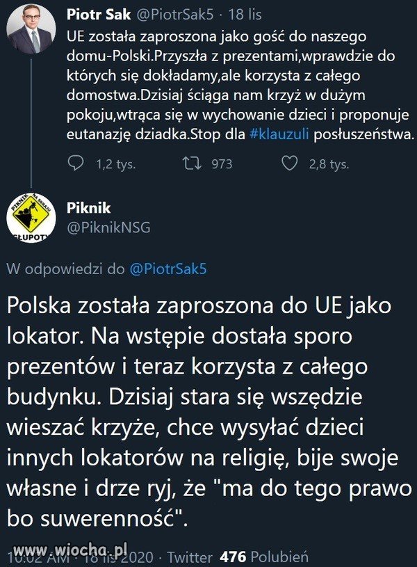 Unia vs Polska