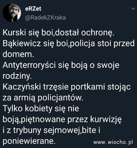 Strach władzy przed kobietami... dlatego je biją!